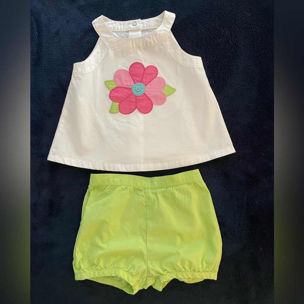 Gymboree top and bloomers set